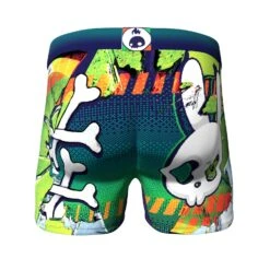 Men's 3-Pack Boxer Briefs - Colorful - Shark And Goldfish - Skulls -Crazyboxer Sales Store CBPOS01X3A1 8