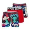 Men's 3-Pack Boxer Briefs - Colorful - Retro -Crazyboxer Sales Store CBPOS01X3A2 1