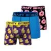 Men's 3-Pack Boxer Briefs - Animals - Flamingo Donut And Duck -Crazyboxer Sales Store CBPOS01X3A5 1