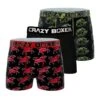 Men's 3-Pack Boxer Briefs - Animals - Bull And Rhino -Crazyboxer Sales Store CBPOS01X3A6 1