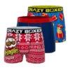 CRAZYBOXER Pringles XMAS Men's Boxer Briefs (3 Pack) -Crazyboxer Sales Store CBPRG0101X3A1 1