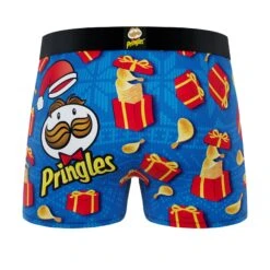 CRAZYBOXER Pringles XMAS Men's Boxer Briefs (3 Pack) -Crazyboxer Sales Store CBPRG0101X3A1 5