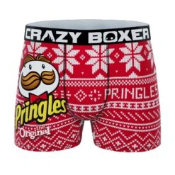 CRAZYBOXER Pringles XMAS Men's Boxer Briefs (3 Pack) -Crazyboxer Sales Store CBPRG0101X3A1 8