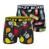 CRAZYBOXER Pringles Men's Boxer Briefs (2 Pack) -Crazyboxer Sales Store CBPRI0101X2A3 1