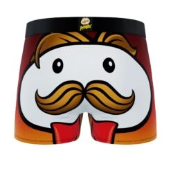 CRAZYBOXER Pringles Face Men's Boxer Briefs (Pack 2) -Crazyboxer Sales Store CBPRI0101X2A4 5