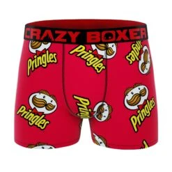 CRAZYBOXER Pringles Face Men's Boxer Briefs (Pack 2) -Crazyboxer Sales Store CBPRI0101X2A4 6