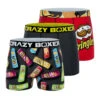 CRAZYBOXERPRINGLES Logo And Tube Men's Boxer Briefs (3 Pack) -Crazyboxer Sales Store CBPRI0101X3A1 1