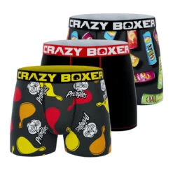 CRAZYBOXER Pringles Chips Tube Men's Boxer Briefs (3 Pack)