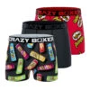 CRAZYBOXER Pringles Chips TubeMen's Boxer Briefs (3 Pack) -Crazyboxer Sales Store CBPRI0101X3C1 1