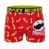 CRAZYBOXER Pringles Chips And Logo Men's Boxer Briefs -Crazyboxer Sales Store CBPRI0102PLAC 0