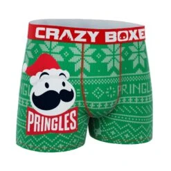 CRAZYBOXER Pringles Santa Logo Men's Boxer Briefs -Crazyboxer Sales Store CBPRI0102PRI2 3