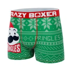 CRAZYBOXER Pringles Santa Logo Men's Boxer Briefs -Crazyboxer Sales Store CBPRI0102PRI2 4