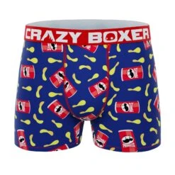 CRAZYBOXER Pringles Chips And Can All Over Men's Boxer Briefs (3 Pack) -Crazyboxer Sales Store CBPRI0102X3A2 5