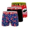 CRAZYBOXER Pringles Chips And Can All Over Men's Boxer Briefs (3 Pack)