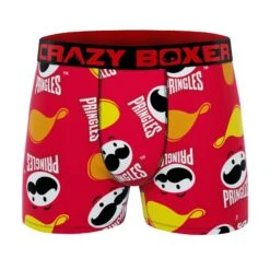 CRAZYBOXER Pringles Chips And Logo Small Men's Boxer Briefs