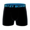 CRAZYBOXER Black And Blue Men's Boxer Briefs -Crazyboxer Sales Store CBPRM01UNI12 0