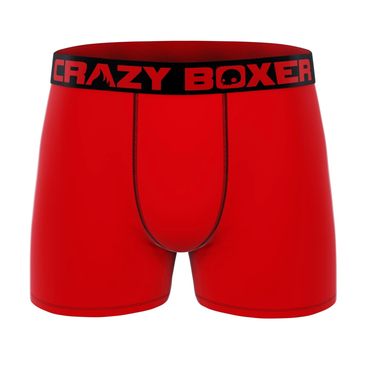 CRAZYBOXER Classic Red Men's Boxer Briefs 3 CRAZYBOXER Classic Red Men's Boxer Briefs