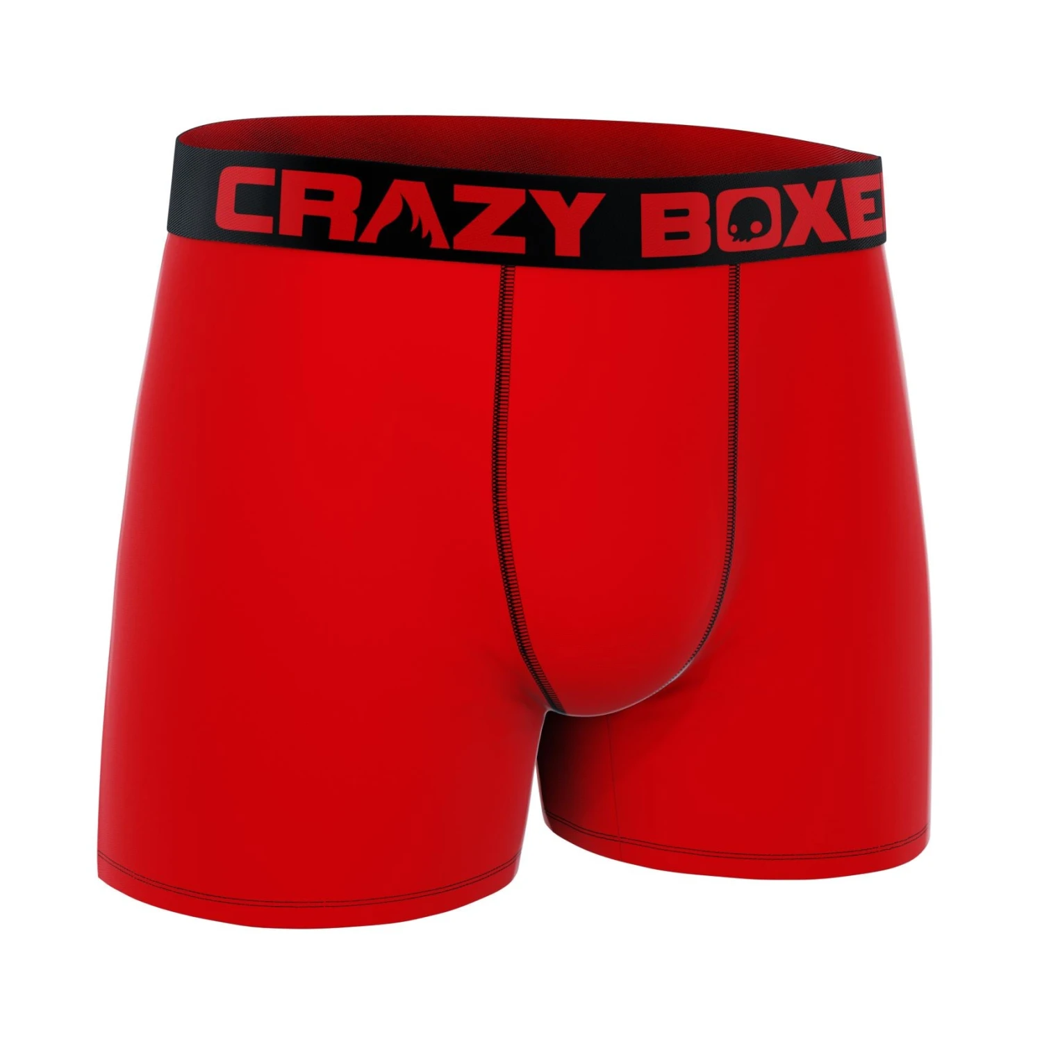 CRAZYBOXER Classic Red Men's Boxer Briefs 4 CRAZYBOXER Classic Red Men's Boxer Briefs - Image 2