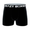 CRAZYBOXER Black Men's Boxer Briefs -Crazyboxer Sales Store CBPRM01UNI2 0
