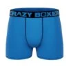 CRAZYBOXER Premium Uni Blue Men's Boxer Briefs 1 CRAZYBOXER Premium Uni Blue Men's Boxer Briefs -Crazyboxer Sales Store CBPRM01UNI3 0
