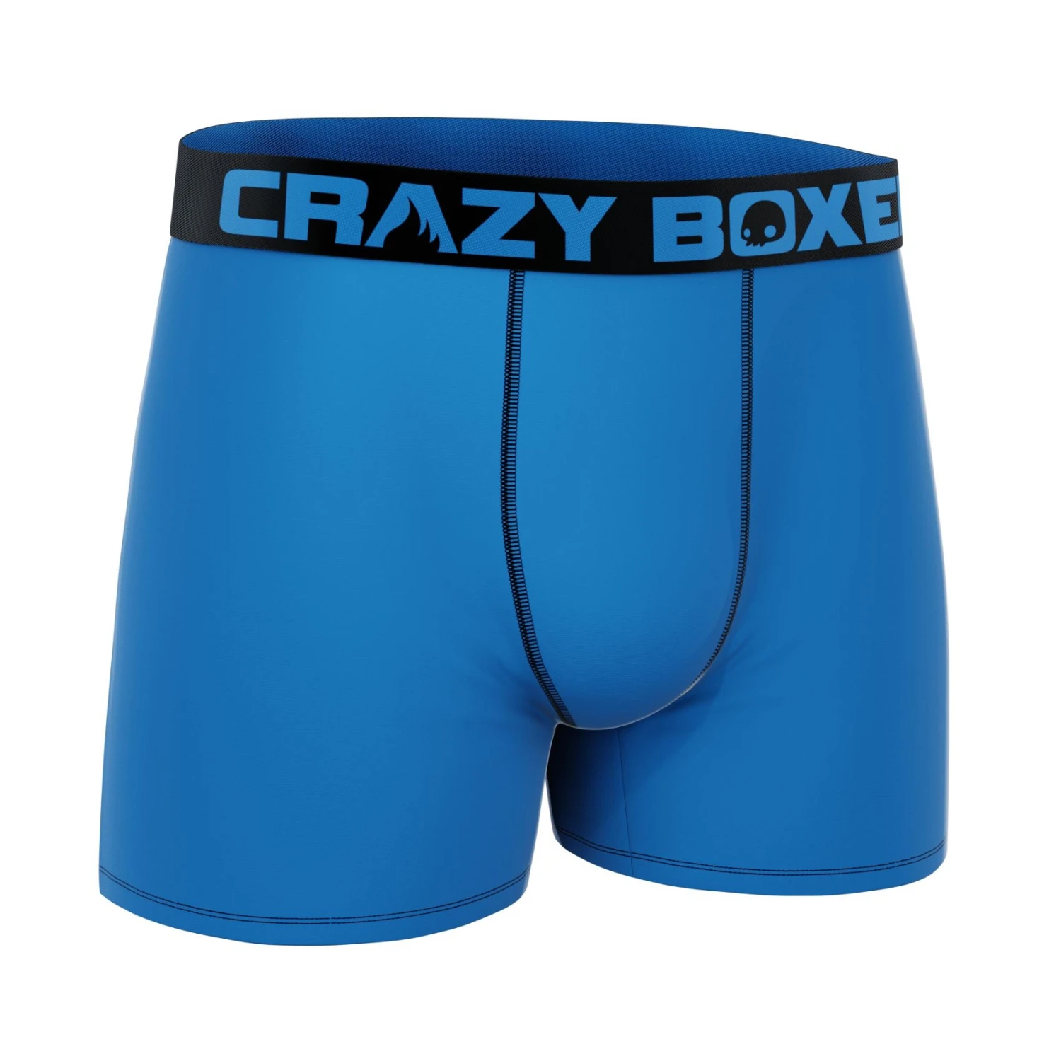 CRAZYBOXER Premium Uni Blue Men's Boxer Briefs 5 CRAZYBOXER Premium Uni Blue Men's Boxer Briefs - Image 3