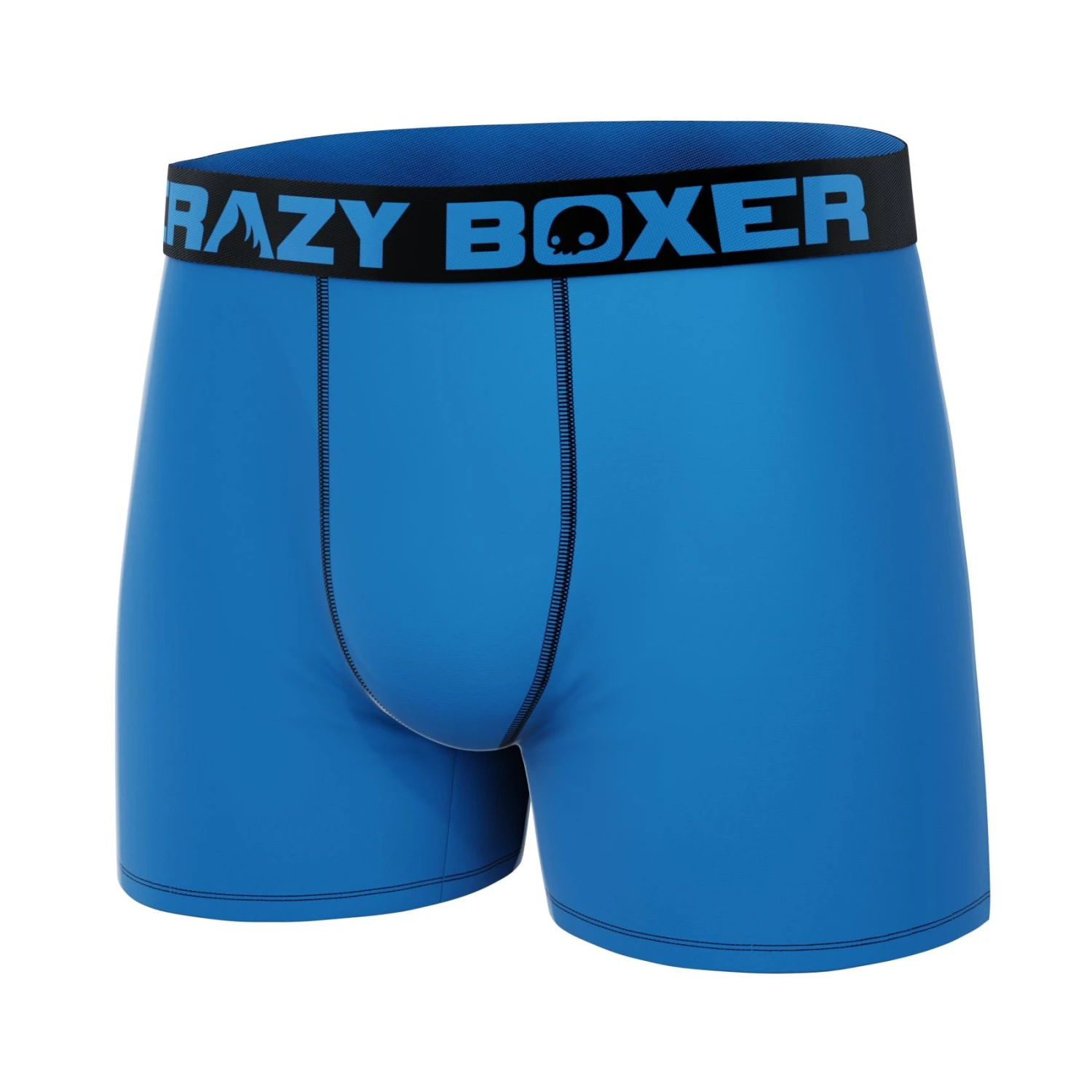 CRAZYBOXER Premium Uni Blue Men's Boxer Briefs 6 CRAZYBOXER Premium Uni Blue Men's Boxer Briefs - Image 4