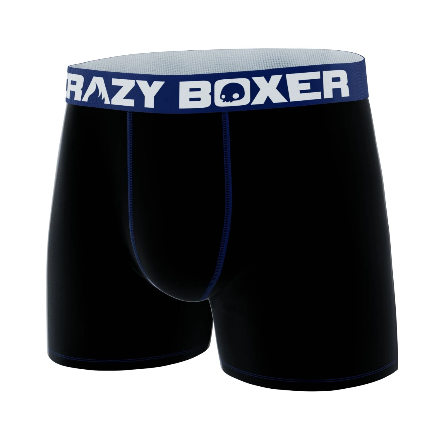 CRAZYBOXER Classic Black Blue Men's Boxer Briefs 6 CRAZYBOXER Classic Black Blue Men's Boxer Briefs - Image 4