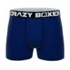 CRAZYBOXER Black Purple Stiches Men's Boxer Briefs 2 CRAZYBOXER Black Purple Stiches Men's Boxer Briefs -Crazyboxer Sales Store CBPRM01UNI9 0