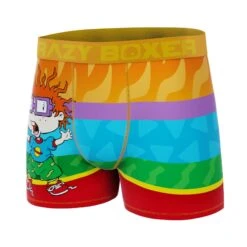 CRAZYBOXER Rugrats Pride Men's Boxer Briefs -Crazyboxer Sales Store CBRUG0102CHUK 4