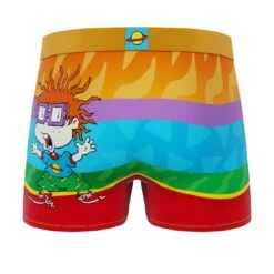 CRAZYBOXER Rugrats Chuckie Finster Faces Men's Boxer Briefs (3 Pack) -Crazyboxer Sales Store CBRUG0102X3A3 2