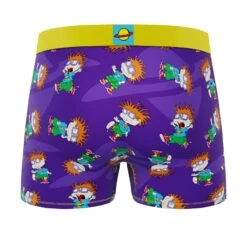 CRAZYBOXER Rugrats Chuckie Finster Faces Men's Boxer Briefs (3 Pack) -Crazyboxer Sales Store CBRUG0102X3A3 6
