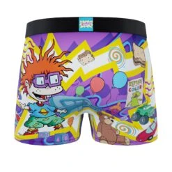 CRAZYBOXER Rugrats Living RoomMen's Boxer Briefs -Crazyboxer Sales Store CBRUG01CANA 1