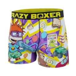 CRAZYBOXER Rugrats Living RoomMen's Boxer Briefs -Crazyboxer Sales Store CBRUG01CANA 4