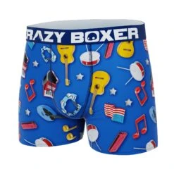 CRAZYBOXER American Culture Men's Boxer Briefs 9 CRAZYBOXER American Culture Men's Boxer Briefs -Crazyboxer Sales Store CBSEA0101AME2 4