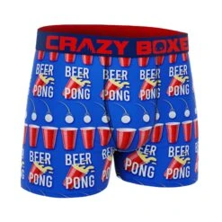 CRAZYBOXER Beer Men's Boxer Briefs -Crazyboxer Sales Store CBSEA0101BEER 3
