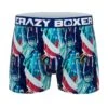 CRAZYBOXER Liberty Men's Boxer Briefs -Crazyboxer Sales Store CBSEA0101FOO2 0