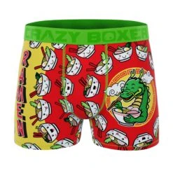CRAZYBOXER Premium Ramen Noodles Men's Boxer Briefs (Creative Packaging) -Crazyboxer Sales Store CBSEA0101NOODN 1