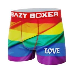 CRAZYBOXER Pride Breathable Soft Men's Boxer Briefs -Crazyboxer Sales Store CBSEA0101PRID 4