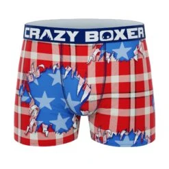 CRAZYBOXER USA Men's Boxer Briefs