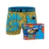 CRAZYBOXER Sesame Street Cookie Monster Men's Boxer Briefs (Creative Packaging) -Crazyboxer Sales Store CBSES0101COOKN 0
