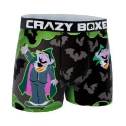 CRAZYBOXER Sesame Street The Count Men's Boxer Briefs (Creative Packaging) -Crazyboxer Sales Store CBSES01COUN 3