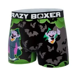 CRAZYBOXER Sesame Street The Count Men's Boxer Briefs (Creative Packaging) -Crazyboxer Sales Store CBSES01COUN 4