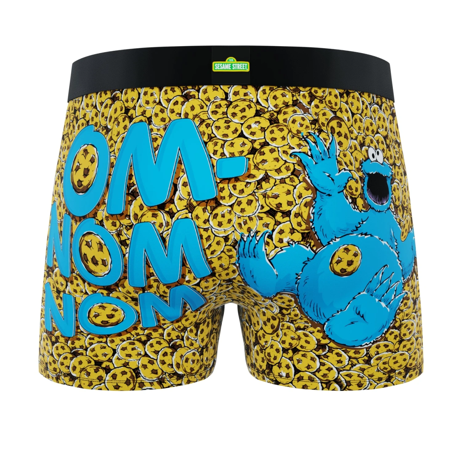 CRAZYBOXER Sesame Street Cookie Monster Men's Boxer Briefs (2 Pack) 5 CRAZYBOXER Sesame Street Cookie Monster Men's Boxer Briefs (2 Pack) - Image 3