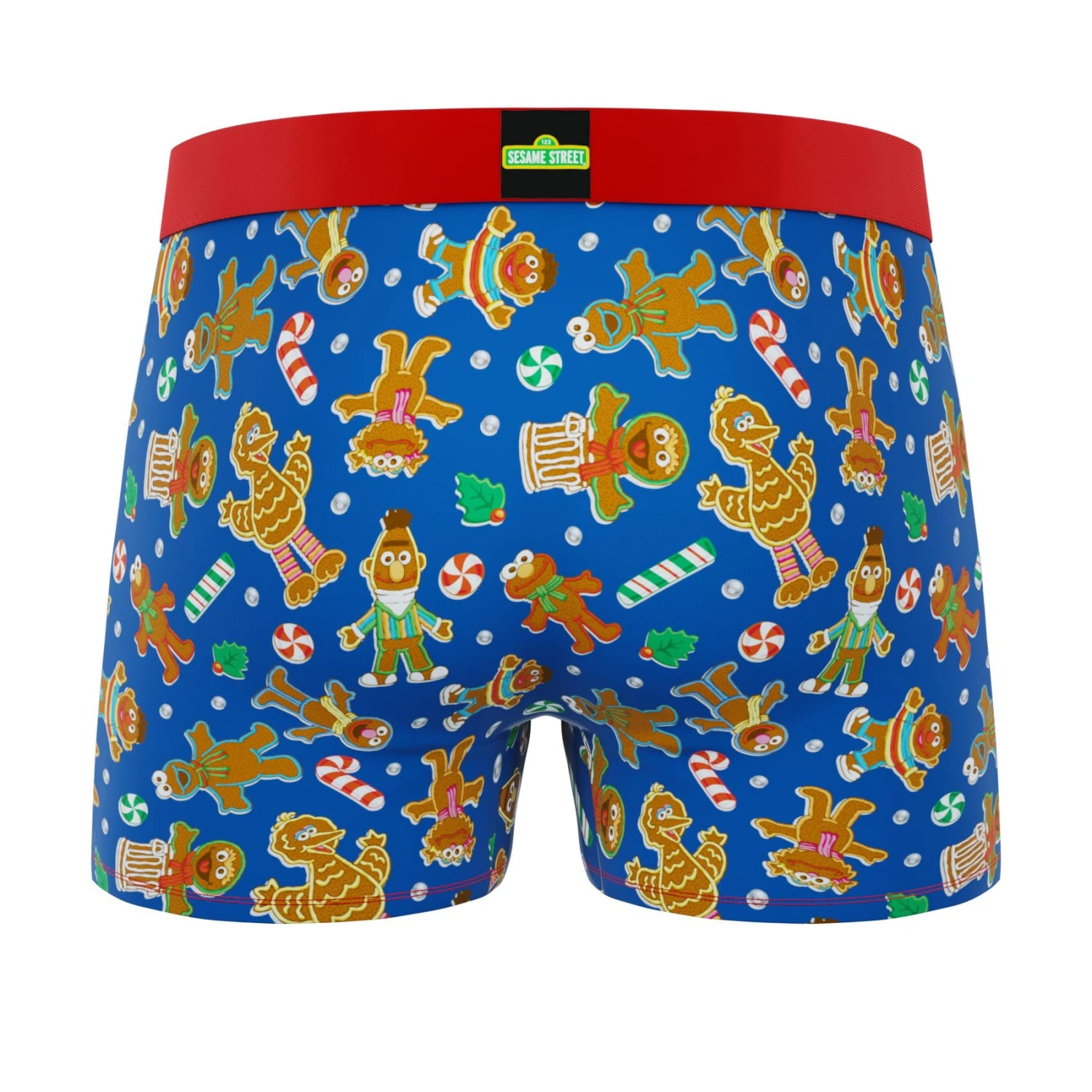 CRAZYBOXER Sesame Street Cookie Santa Monster Men's Boxer Briefs (2 Pack) 7 CRAZYBOXER Sesame Street Cookie Santa Monster Men's Boxer Briefs (2 Pack) - Image 5