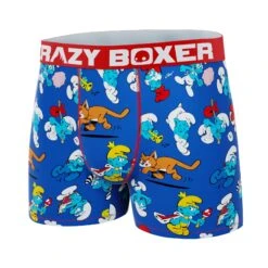 CRAZYBOXER The Smurfs Characters Men's Boxer Briefs -Crazyboxer Sales Store CBSMU01CHOR 4