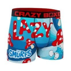 CRAZYBOXER The Smurfs Mushrooms Men's Boxer Briefs -Crazyboxer Sales Store CBSMU01MUSH 3