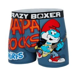 CRAZYBOXER The Smurfs Gift Explosion Men's Boxer Briefs 9 CRAZYBOXER The Smurfs Gift Explosion Men's Boxer Briefs -Crazyboxer Sales Store CBSMU01PAP2 4