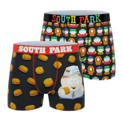 CRAZYBOXER South Park All Carteman Men's Boxer Briefs (2 Pack)