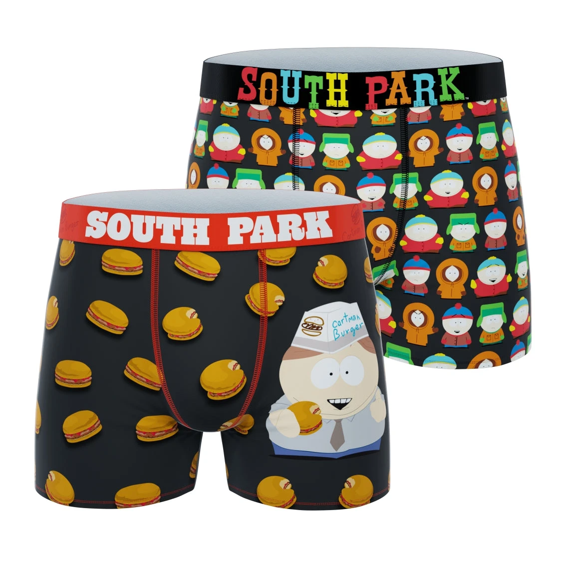 CRAZYBOXER South Park All Carteman Men's Boxer Briefs (2 Pack) 3 CRAZYBOXER South Park All Carteman Men's Boxer Briefs (2 Pack)