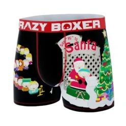 CRAZYBOXER South Park Cartman Santa Line Men's Boxer Briefs -Crazyboxer Sales Store CBSOU0102LINE 4